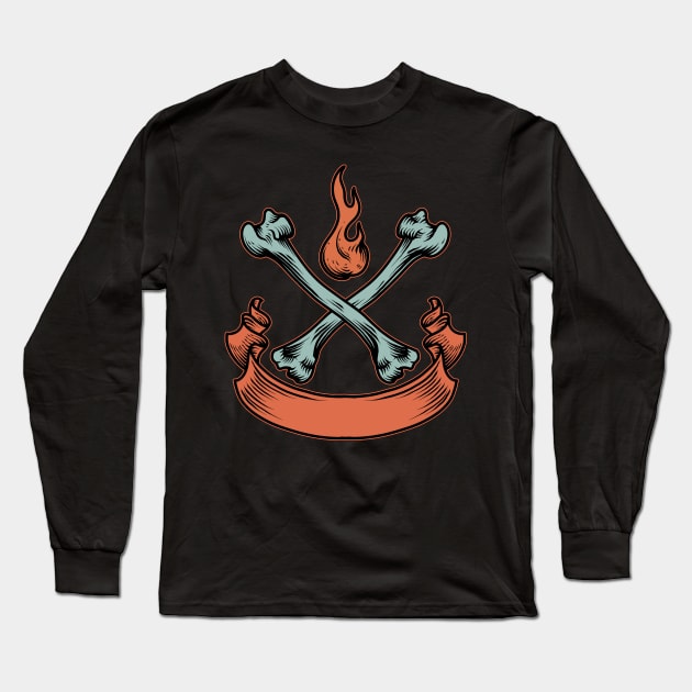 burning Long Sleeve T-Shirt by donipacoceng